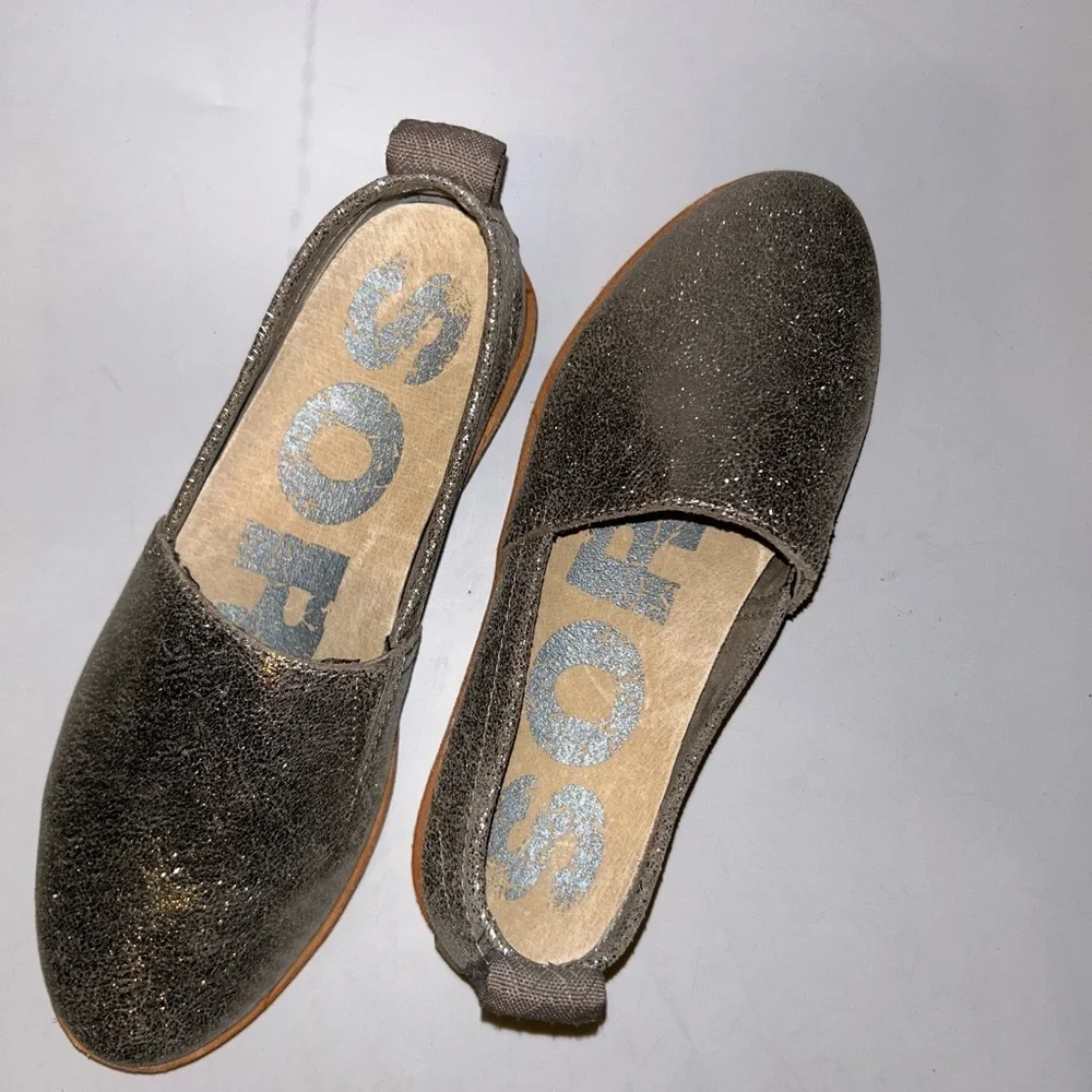 Sorel Ella flat slide on shoes